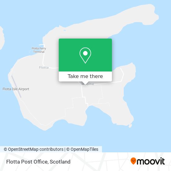 Flotta Post Office map