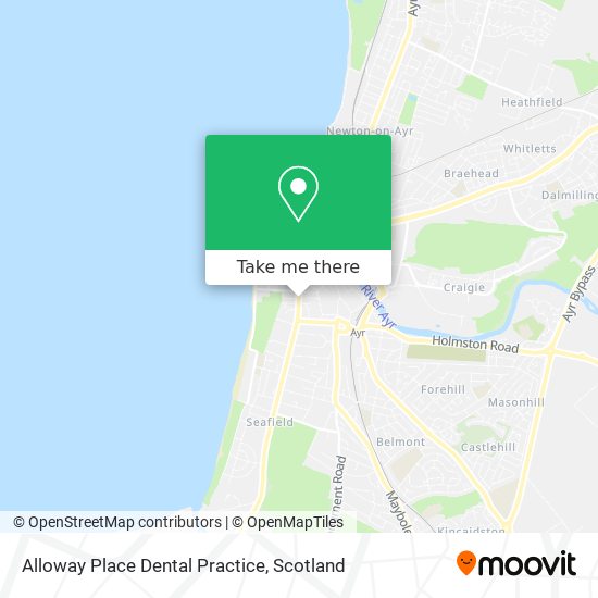 Alloway Place Dental Practice map