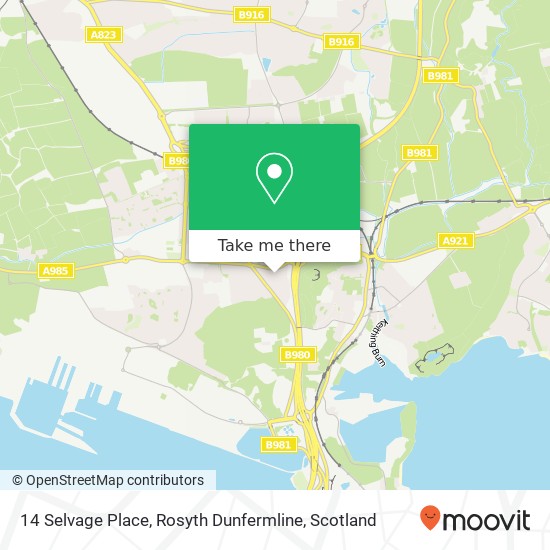 14 Selvage Place, Rosyth Dunfermline map