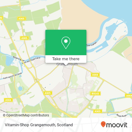 Vitamin-Shop Grangemouth map