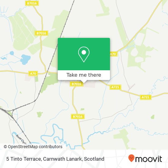 5 Tinto Terrace, Carnwath Lanark map