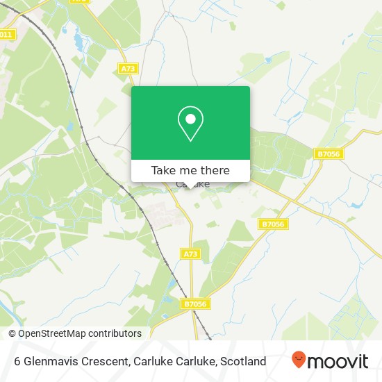 6 Glenmavis Crescent, Carluke Carluke map