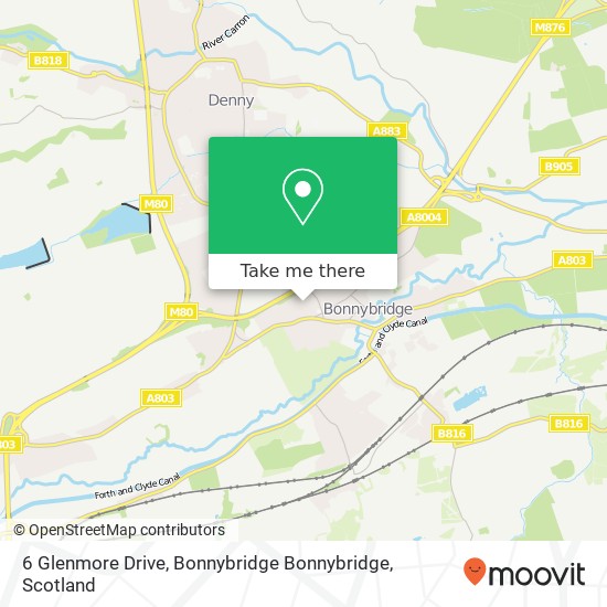 6 Glenmore Drive, Bonnybridge Bonnybridge map