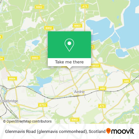 Glenmavis Road (glenmavis commonhead) map