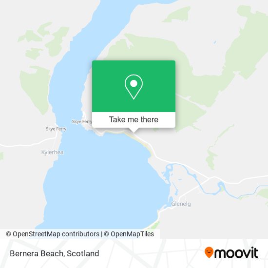 Bernera Beach map