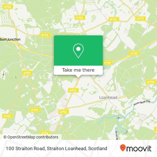 100 Straiton Road, Straiton Loanhead map