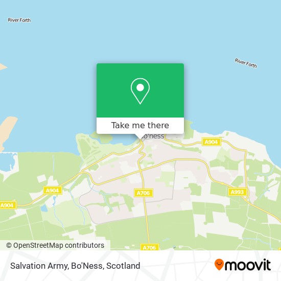 Salvation Army, Bo'Ness map