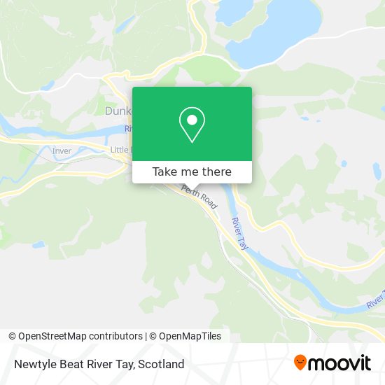 Newtyle Beat River Tay map