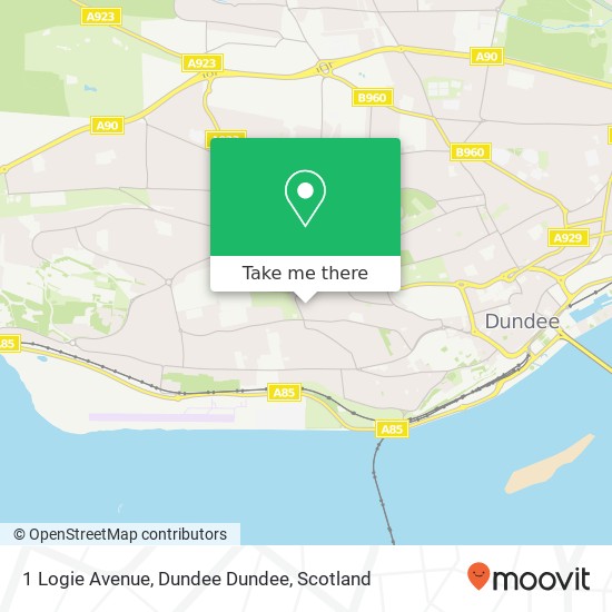 1 Logie Avenue, Dundee Dundee map