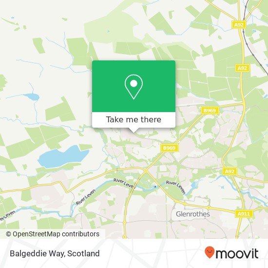 Balgeddie Way map