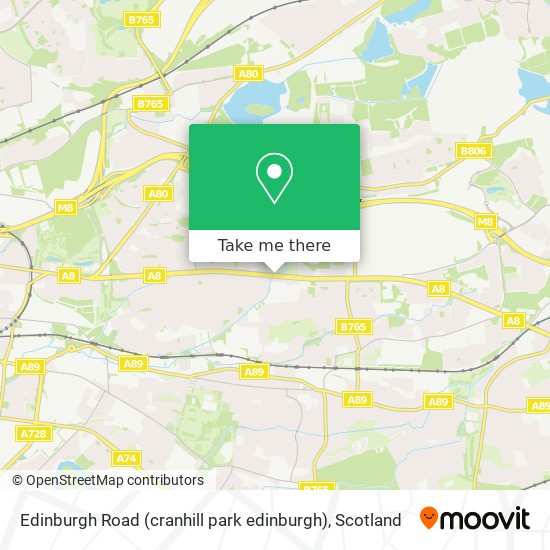 Edinburgh Road (cranhill park edinburgh) map
