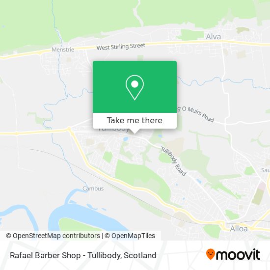 Rafael Barber Shop - Tullibody map