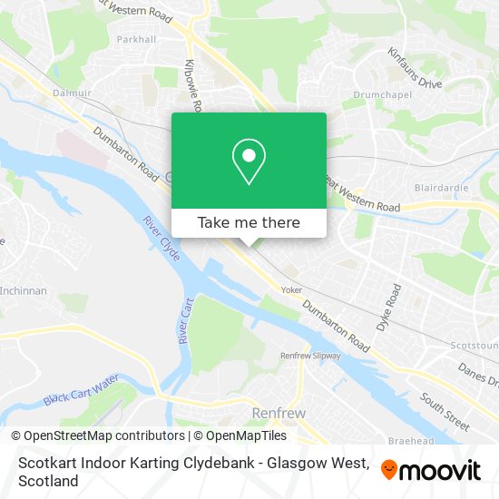 Scotkart Indoor Karting Clydebank - Glasgow West map