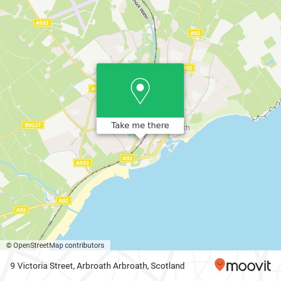 9 Victoria Street, Arbroath Arbroath map