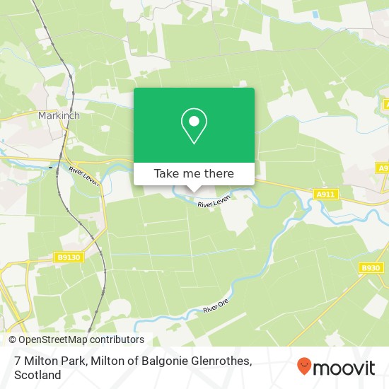 7 Milton Park, Milton of Balgonie Glenrothes map