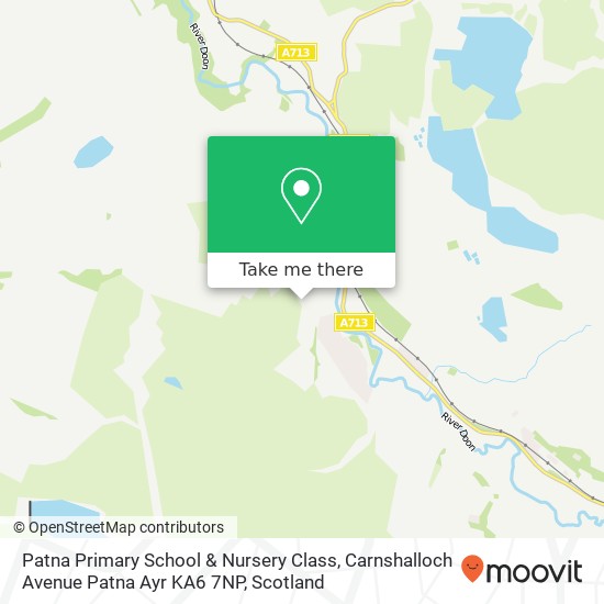 Patna Primary School & Nursery Class, Carnshalloch Avenue Patna Ayr KA6 7NP map