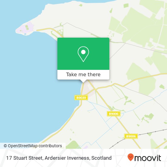 17 Stuart Street, Ardersier Inverness map