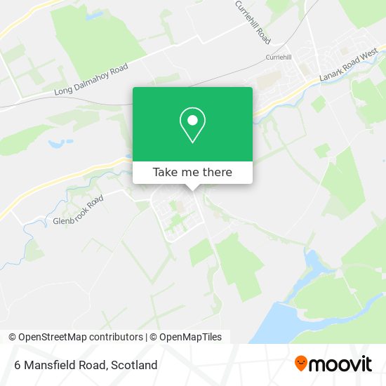 6 Mansfield Road map