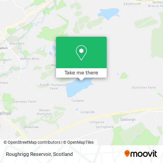 Roughrigg Reservoir map