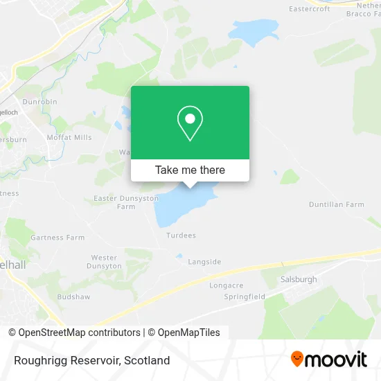 Roughrigg Reservoir map