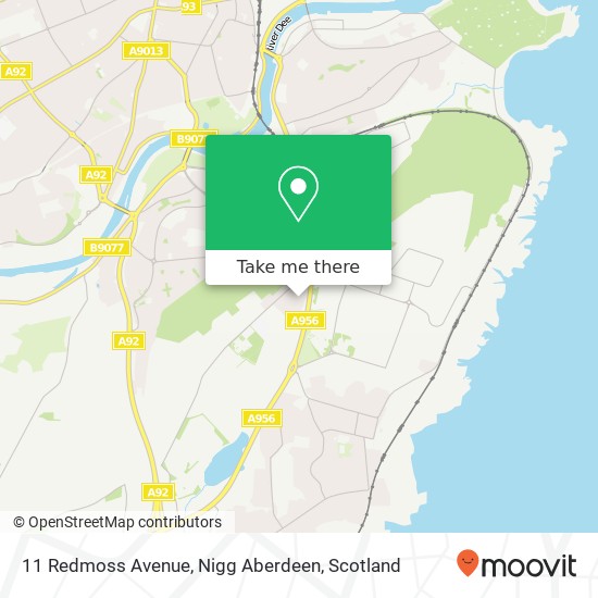 11 Redmoss Avenue, Nigg Aberdeen map