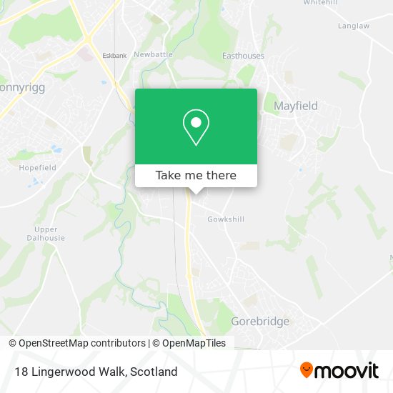 18 Lingerwood Walk map