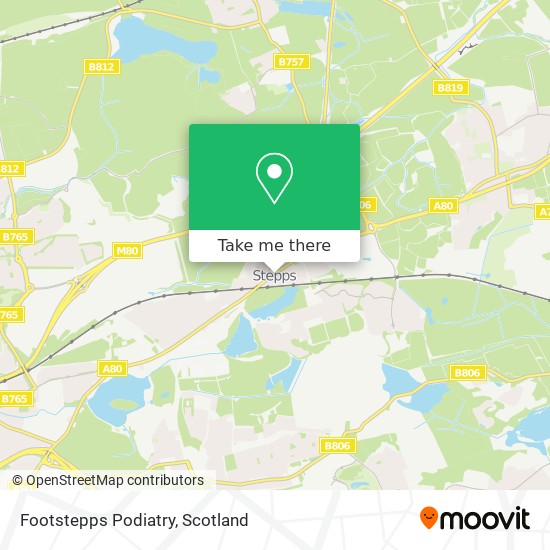 Footstepps Podiatry map