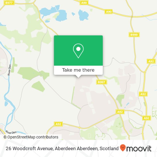 26 Woodcroft Avenue, Aberdeen Aberdeen map