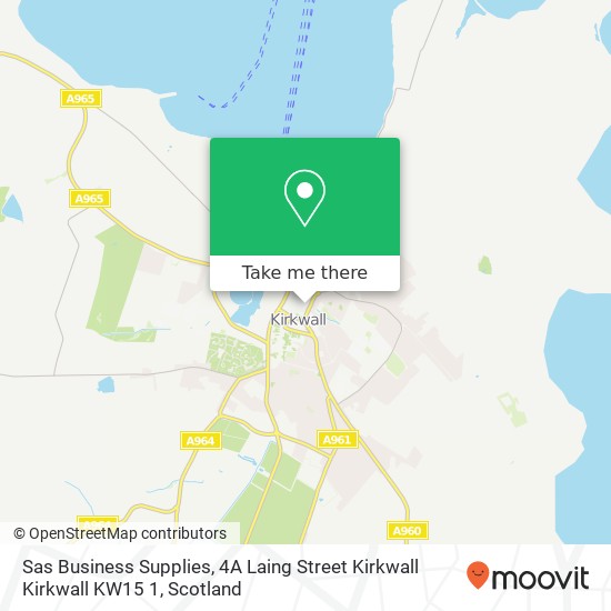 Sas Business Supplies, 4A Laing Street Kirkwall Kirkwall KW15 1 map