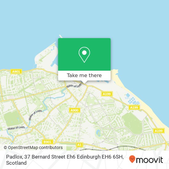 Padlox, 37 Bernard Street Eh6 Edinburgh EH6 6SH map