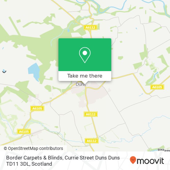 Border Carpets & Blinds, Currie Street Duns Duns TD11 3DL map