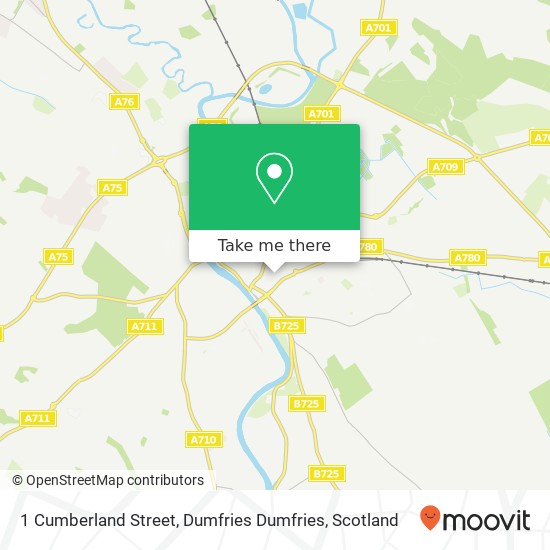 1 Cumberland Street, Dumfries Dumfries map