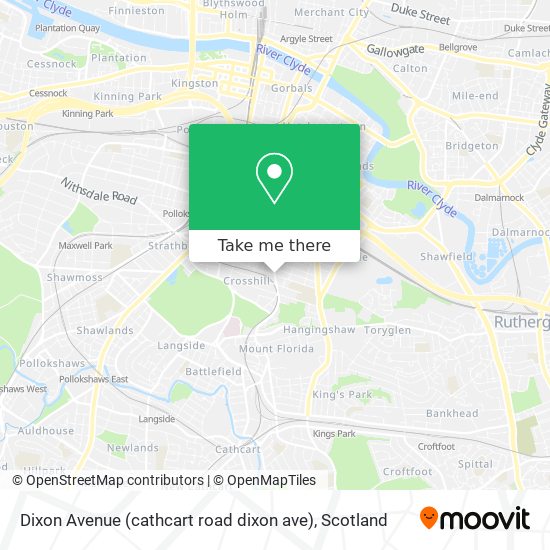 Dixon Avenue (cathcart road dixon ave) map