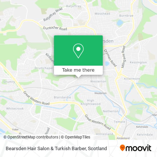 Bearsden Hair Salon & Turkish Barber map