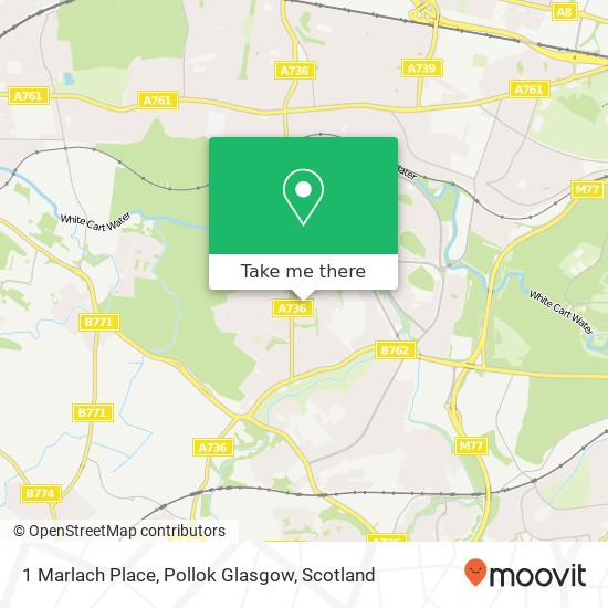 1 Marlach Place, Pollok Glasgow map