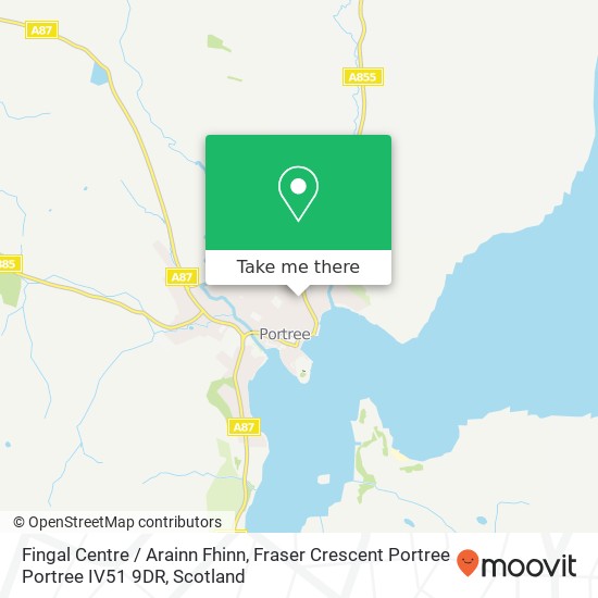 Fingal Centre / Arainn Fhinn, Fraser Crescent Portree Portree IV51 9DR map