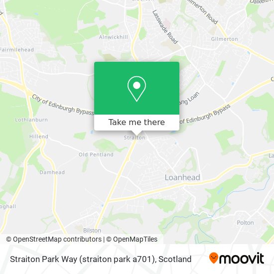 Straiton Park Way (straiton park a701) map