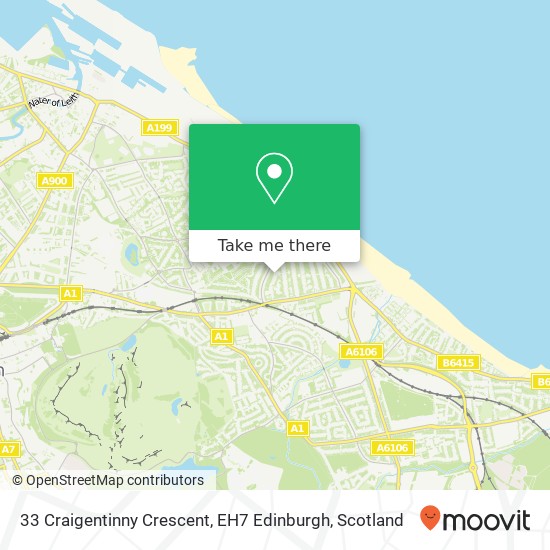 33 Craigentinny Crescent, EH7 Edinburgh map