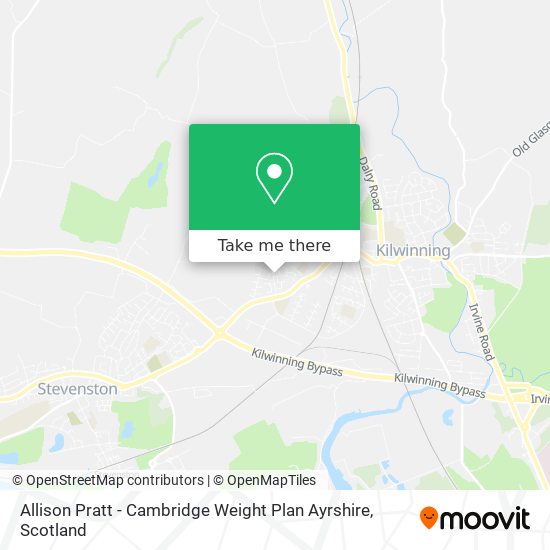 Allison Pratt - Cambridge Weight Plan Ayrshire map