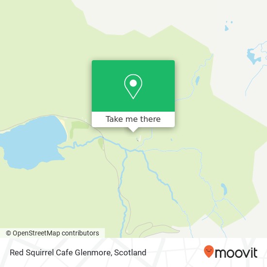 Red Squirrel Cafe Glenmore, Glenmore Lodge Aviemore Aviemore PH22 1 map