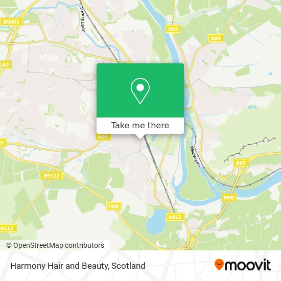 Harmony Hair and Beauty map