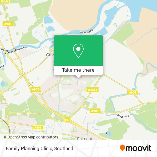 Family Planning Clinic map