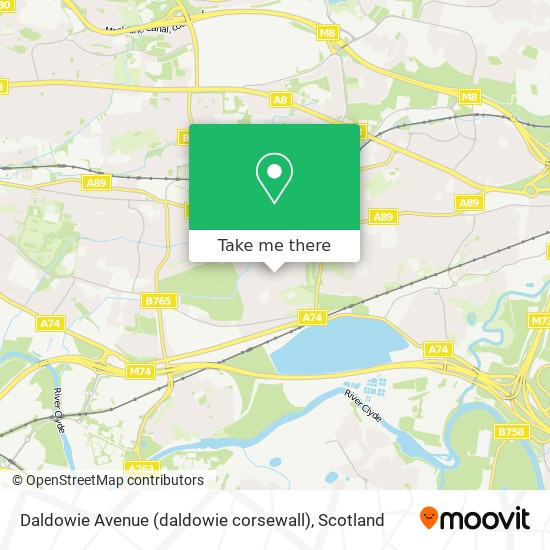 Daldowie Avenue (daldowie corsewall) map