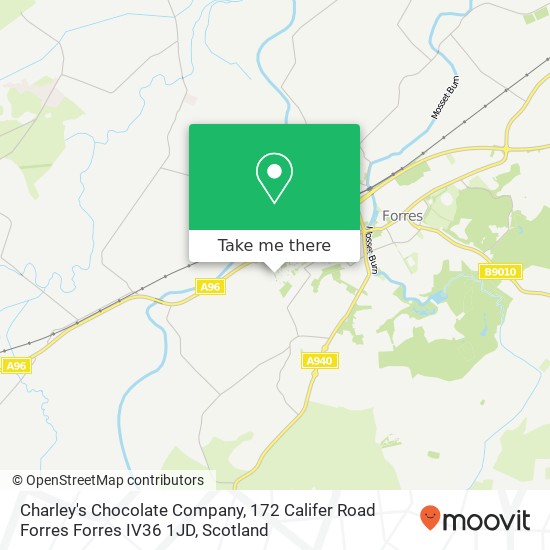 Charley's Chocolate Company, 172 Califer Road Forres Forres IV36 1JD map