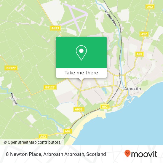 8 Newton Place, Arbroath Arbroath map