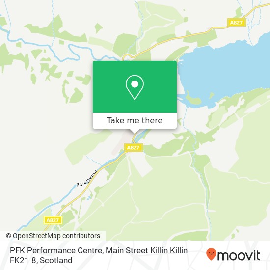 PFK Performance Centre, Main Street Killin Killin FK21 8 map