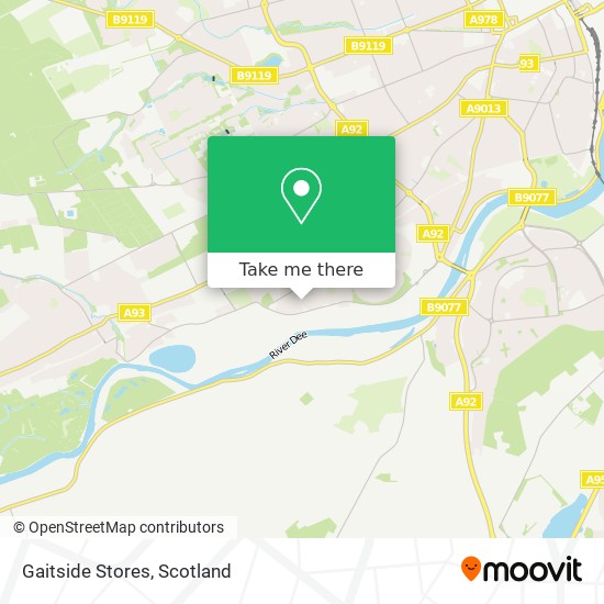 Gaitside Stores map