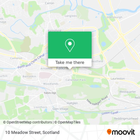 10 Meadow Street map