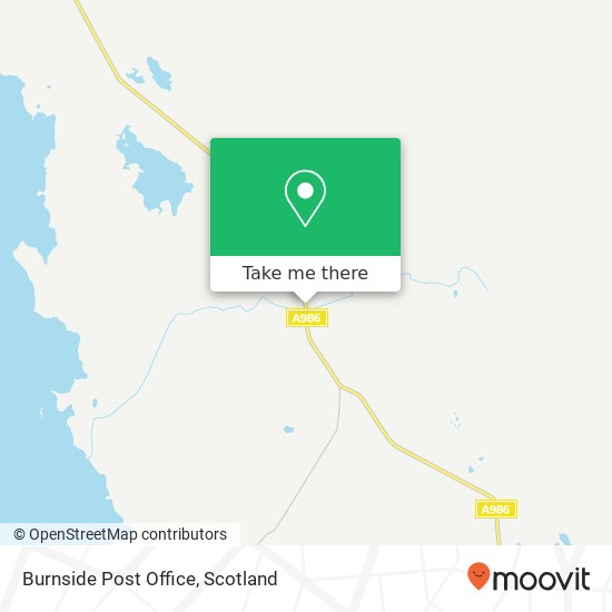 Burnside Post Office map