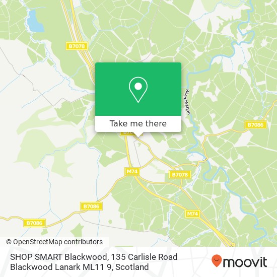 SHOP SMART Blackwood, 135 Carlisle Road Blackwood Lanark ML11 9 map